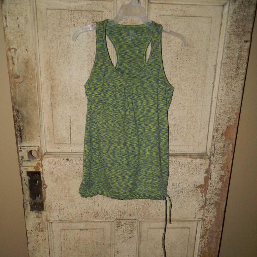 Athleta Tinker Tank Racerback Heather Green Blue Size M (P-2)